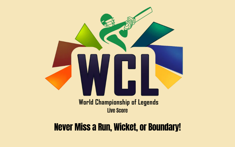 WCL CRICKET LIVE SCORE